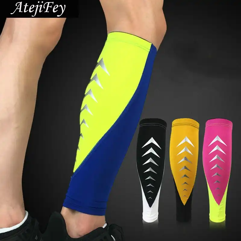 Men Women Calf Support Compression Leg Sleeve Sports Running Cycling Jogging New