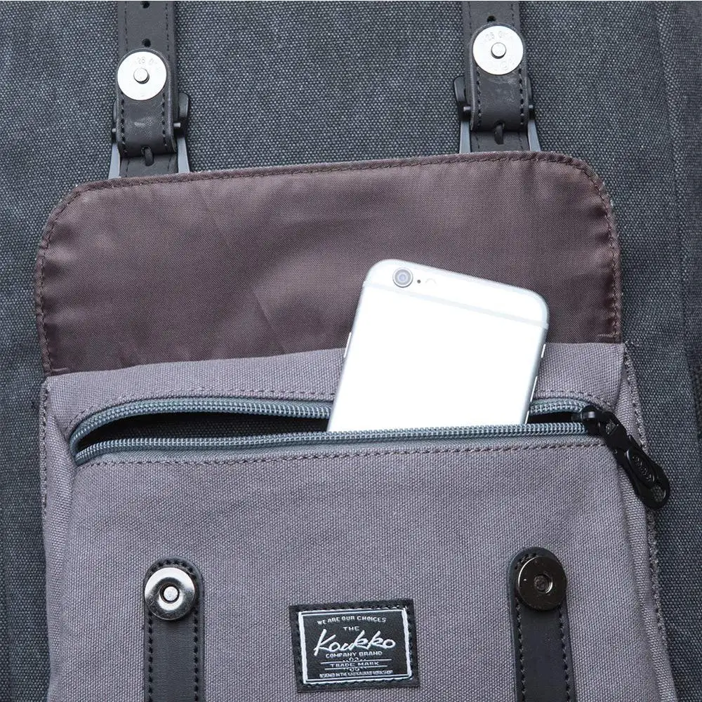 Рюкзак KAUKKO для женщин и мужчин, студенческий 17 дюймовый рюкзак для 15 дюймов, повседневный рюкзак для ноутбука, Студенческая сумка для походов 46 см, 22,4 л