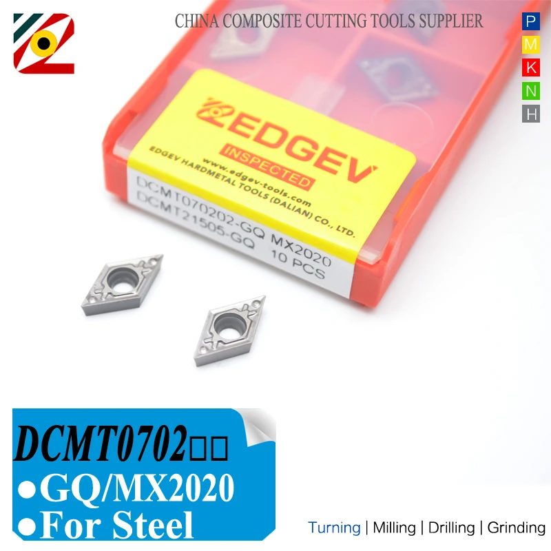 Hartmetalleins/ätze 10 teile//schachtel DCMT0702 YBC205 Hartmetalleins/ätze CNC Klingen Set f/ür Drehmaschine Bohrwerkzeug