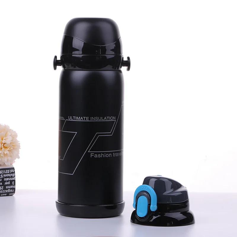 800 мл портативная Спортивная бутылка-термос для велосипеда, бутылка для воды, для велоспорта, альпинизма, пешего туризма, чашка гаррафа, Agua Bolsa U0082 - Цвет: Black
