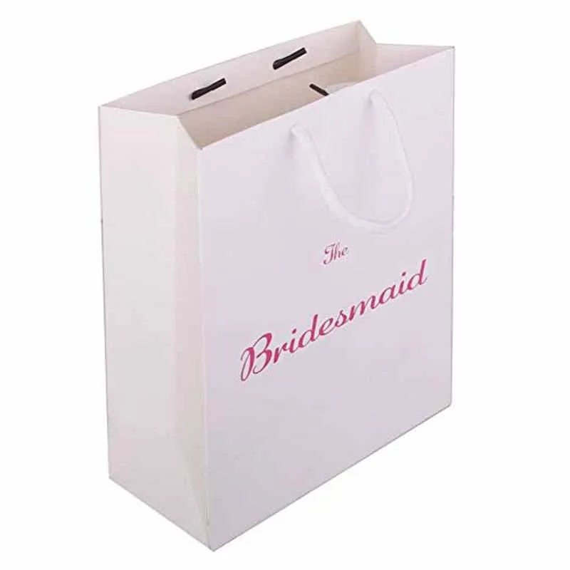 Us 1 85 25 Off Bridesmaid Groomsmen Hand Gift Bags For Wedding Bridal Shower Bachelorette Party Team Bride Tribe Groom Present Decoration Favor In