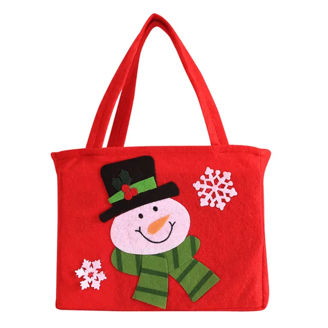 Christmas Decorations For Home Santa Claus Snowman Gift Candy Bag StockingXmas Tree Party Home Decor Christmas Gift Bags