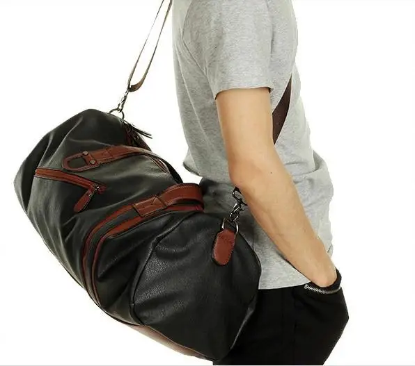 3color New 2017 Designer Leather Gym Bag Sports Bags Street Style New 2017 Designer Leather Gym Bag Sports Bags Street Style Travel Waterproof For Women Men Brand Shoulder 218 On Aliexpress Alibaba Group