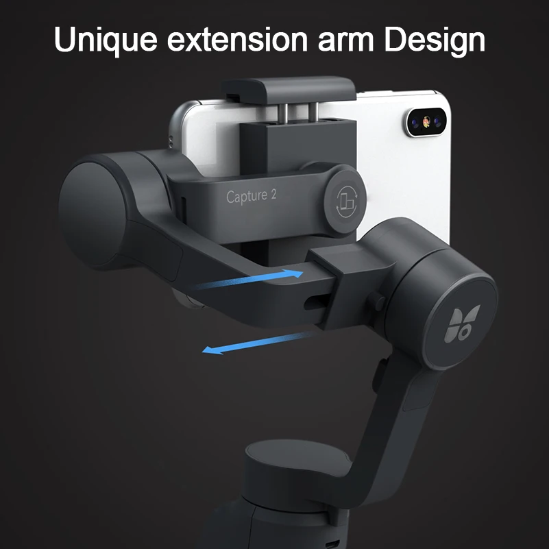 Стабилизатор для смартфона Funsnap Capture2 ручной 3 осевой Штатив смартфонов samsung iphone x XR