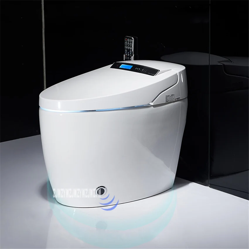 X6 Smart Toilet Manual Flip Instant Hot Type Without Water Tank One-piece Toilet Remote Control Smart Ceramic Toilet 220V 1KW