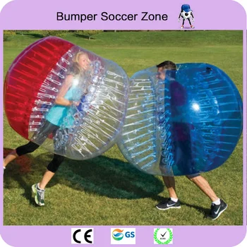 

Free Shipping 1.0mm PVC 1.2m Inflatable Bubble Football Human Hamster Ball Bumper Body Suit Loopy Bubble Soccer Zorb Ball