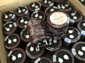 

1PCS/2PCS NIPPON electrolytic capacitor 450V150UF 25X30 LXS brown long life generation 450V150uf
