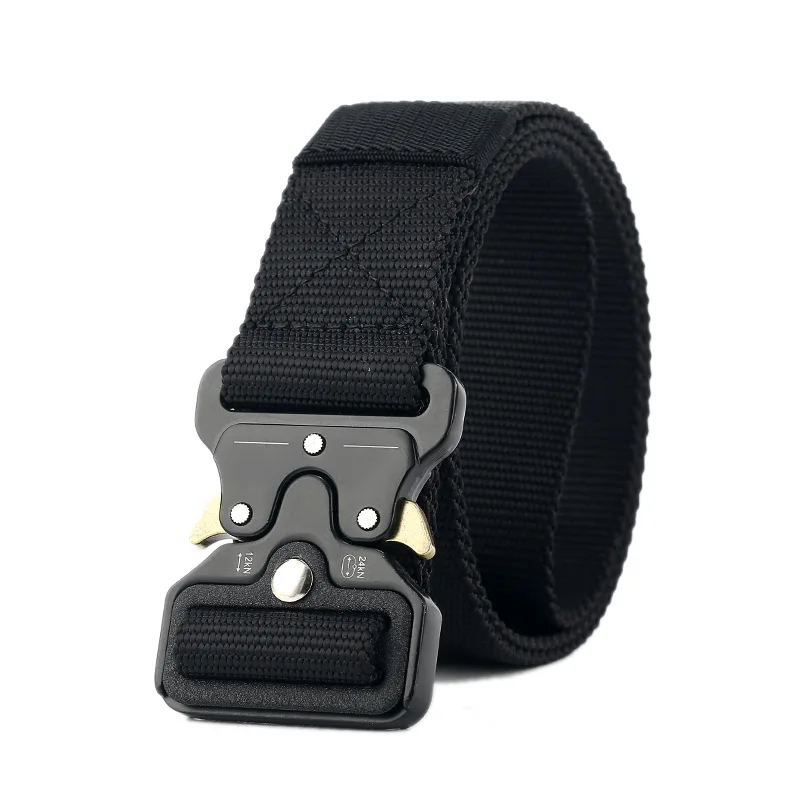 

Tactical Belts Metal Buckle Adjustable Nylon Military Waist Belt with Heavy Duty Training Waist Belt Hunting Accessories