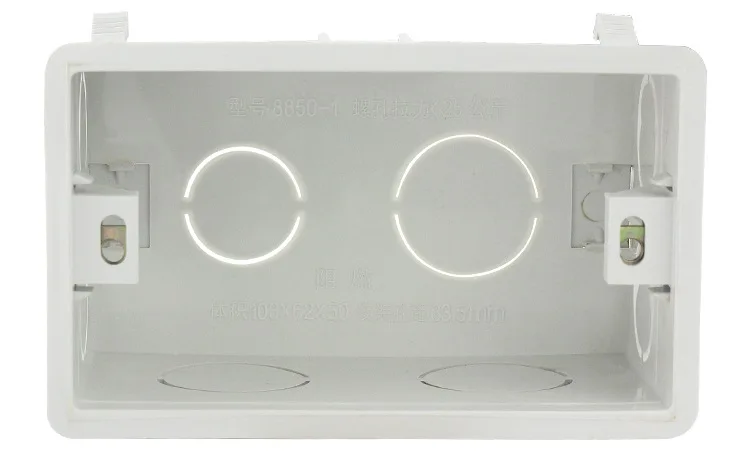

Wall Switch Socket Bottom Box Type 118 Two-Digit Small Box High-Strength Junction Box