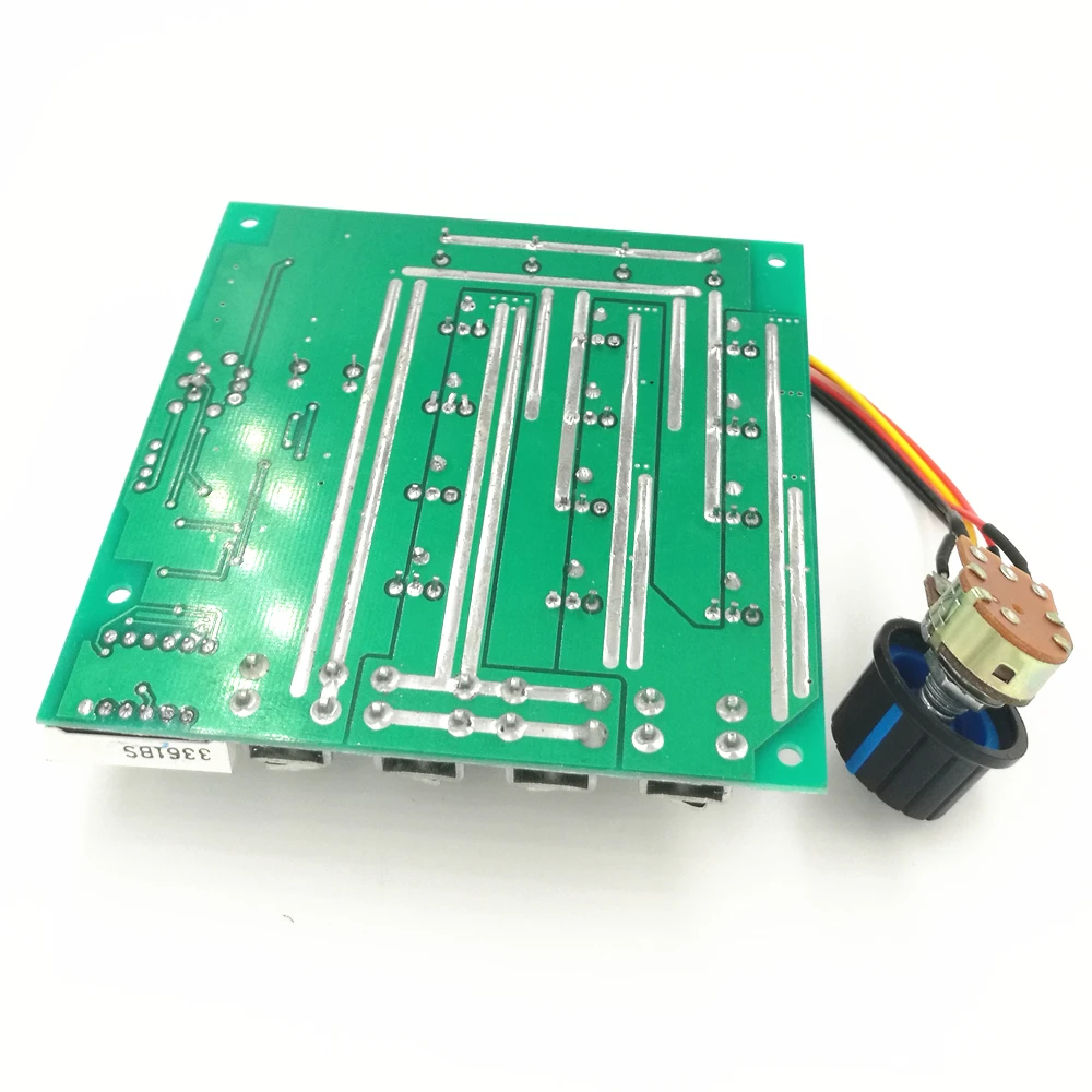 DC 10 55V PWM контроллер скорости двигателя постоянного тока 3000W 12V 24V 36V 40V 50V 60A
