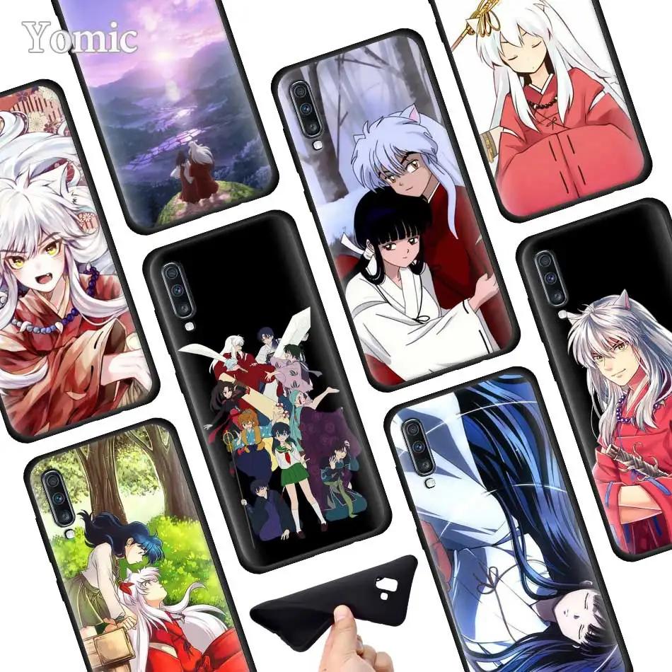 

anime Inuyasha Silicone Soft Phone Case for Samsung Galaxy A50 A40 A70 A30 A20 A80 A6 A7 A8 Plus 2018 Back Case