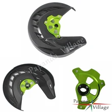 Черная защитная накладка на передний тормозной диск Papanda для мотоцикла Kawasaki KX125 250 06-08 250F 450F 06-18 450R 08-09