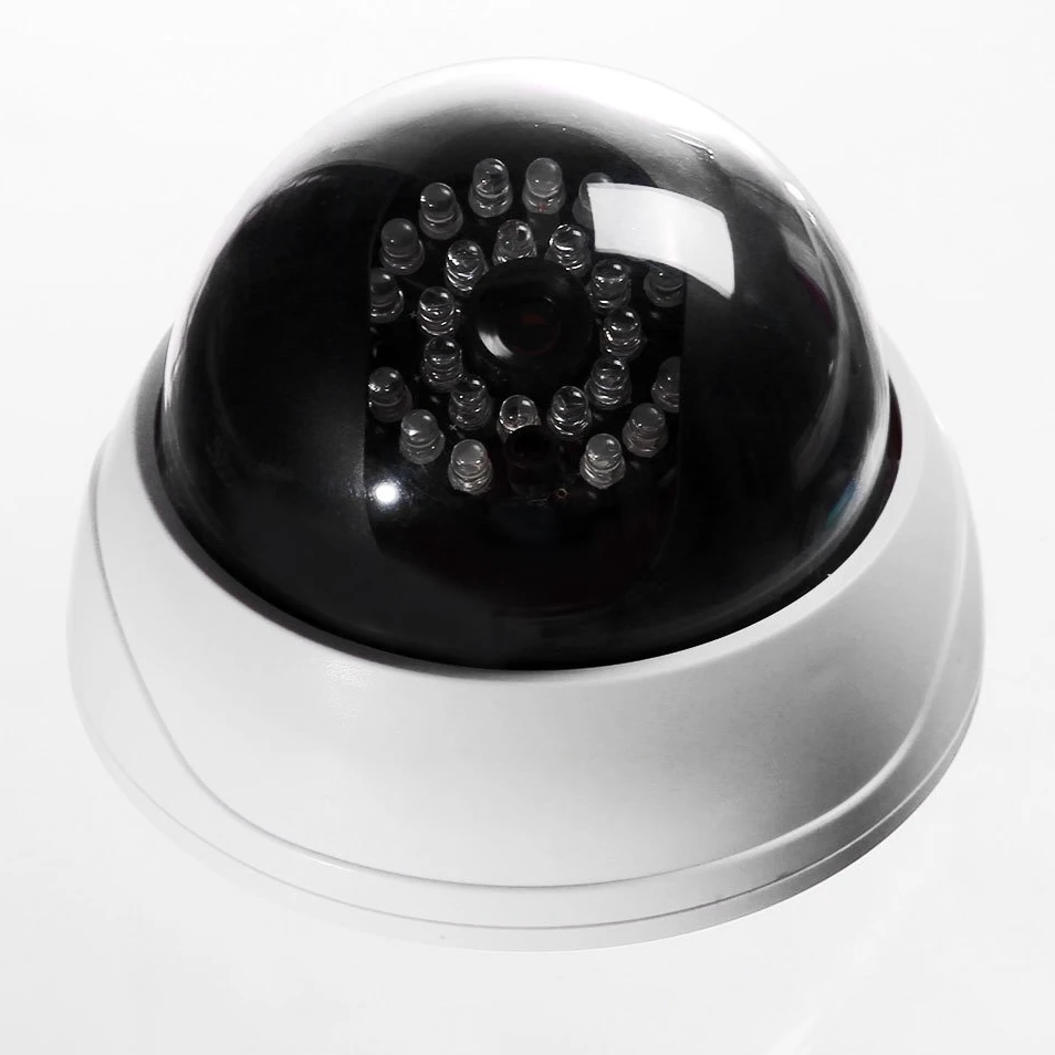 

Wholesale Indoor CCTV Fake Dummy Dome Security Camera with IR LEDs White