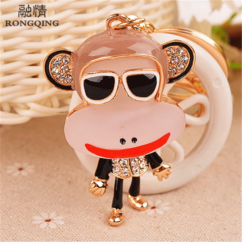 bag brand with monkey keychain