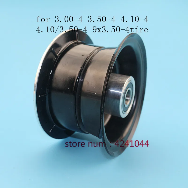 Electric Scooter 3.00-4 3.50-4 4.10-4 4.10/3.50-4 9x3.50-4'' wheel rim 4 inch alloy 6202 bearing hub fit MiNi Moto,ATV&Go Kart