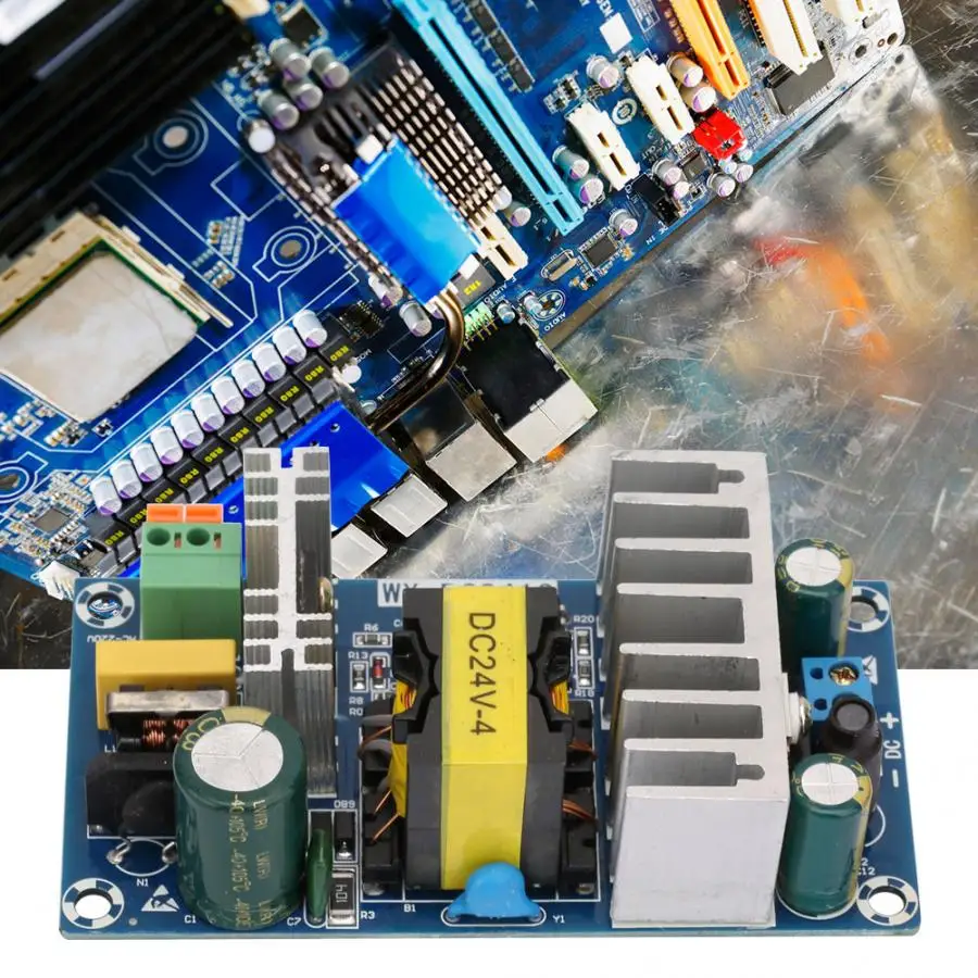 

1 PC WX-DC2412 100W High Power Switching Power Supply Module AC85V-245V Input DC24V 4-6A Output Switching Power Supply Board