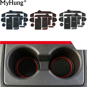 

High Quality Non-slip Mat Fit For Nissan Teana 2013 To 2016 Gate Slot Pad Rubber Car-cup Mat Car Accessories 13pcs Per Set