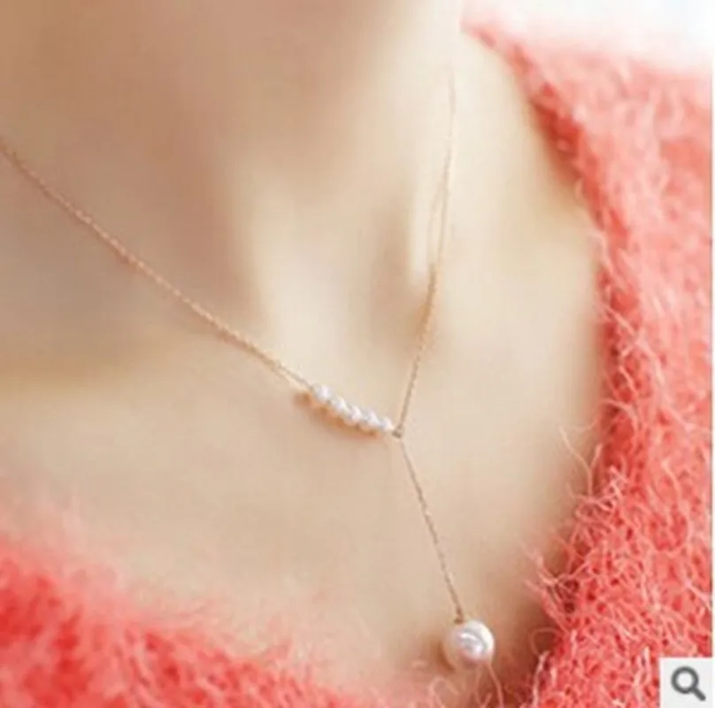 

Simple Fashion Pearl Clavicle Chain Women Necklace Accessories Female