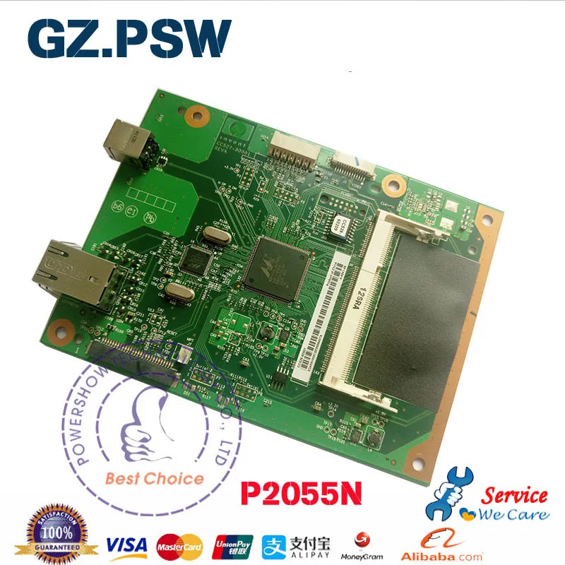 Логика платы форматирования доска материнская плата CC528-60001 CC528-60002 для hp P2055DN 2055DN P2055N 2055N hp 2055DN
