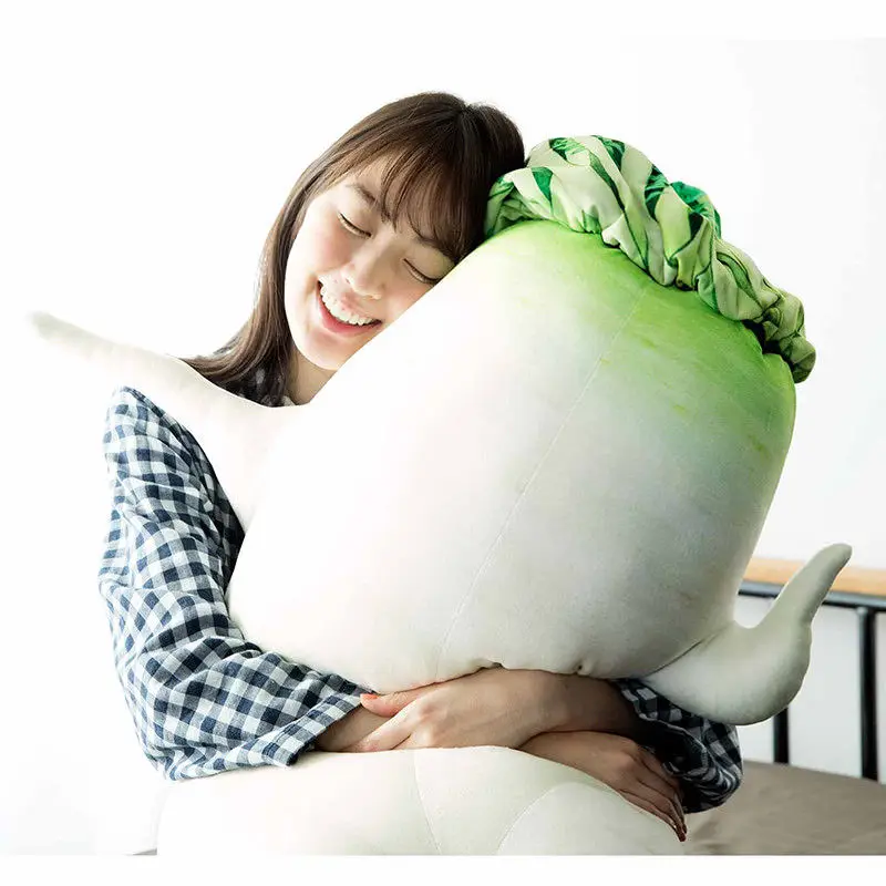 60cm/23inch White Radish Pillow Soft Dolls Hugging Pillow Healing Plush Doll 60cm/23inch White Radish Pillow Soft Dolls Hugging Pillow Healing Plush Doll