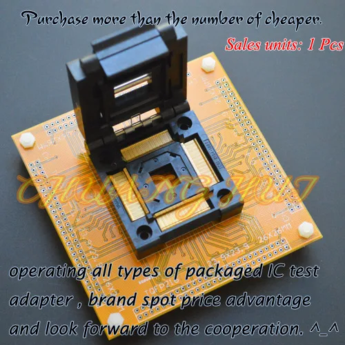 

TQFP216 QFP216 test socket IC51-2164-1887 socket Pitch=0.4mm