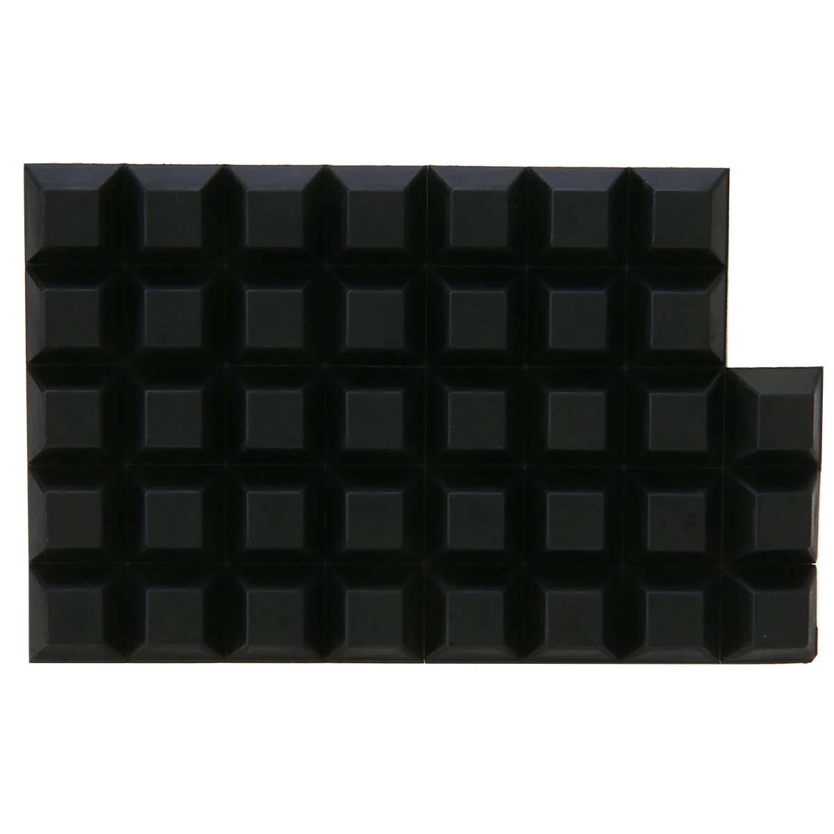 40pcs Black Self Adhesive Rubber Polyurethane Bumper Stop Non-slip Cabinet Door Bumper Pads Rubber Feet Pads Home Tools Mayitr