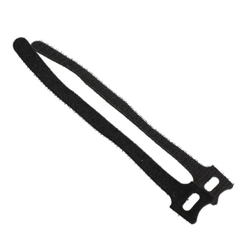 

100 pcs L300mm*W12mm Adjustable Re-useable Nylon Hook Loop Magic Tape Strap Cable for computer technicians, electricians etc