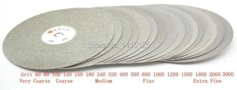 Diamond coated Flat Lap Disk150mm-Grit60-3000#
