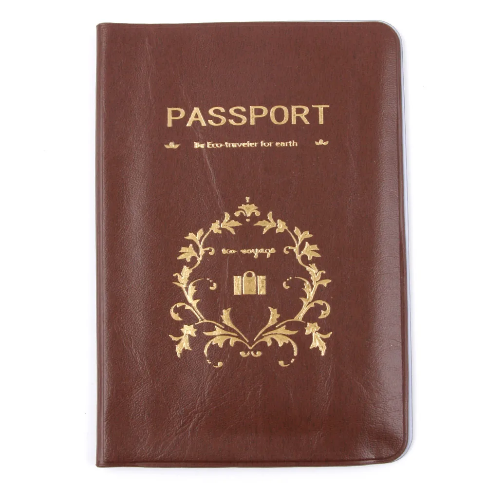 Дорожный держатель для паспорта Обложка для женщин и мужчин ПВХ футляры для идентификационных карт визитная Кредитная карта держатель Чехол сумка протектор Аксессуары для путешествий