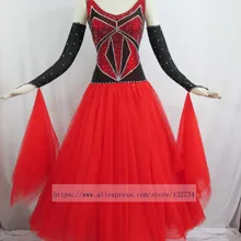 Современное бальное платье для выступления, платье для танцев для женщин и девочек, B-0517