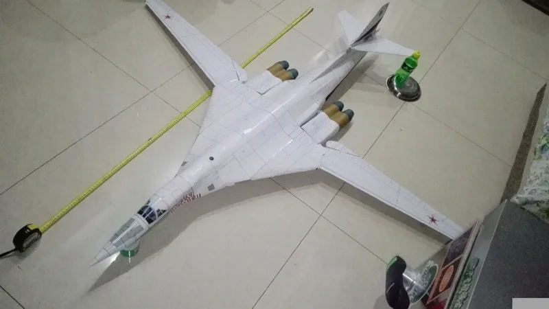 1:72 пропорции DIY Tupolev Tu 16 Black Jack модель бомбардировщика из бумаги 3D истребитель