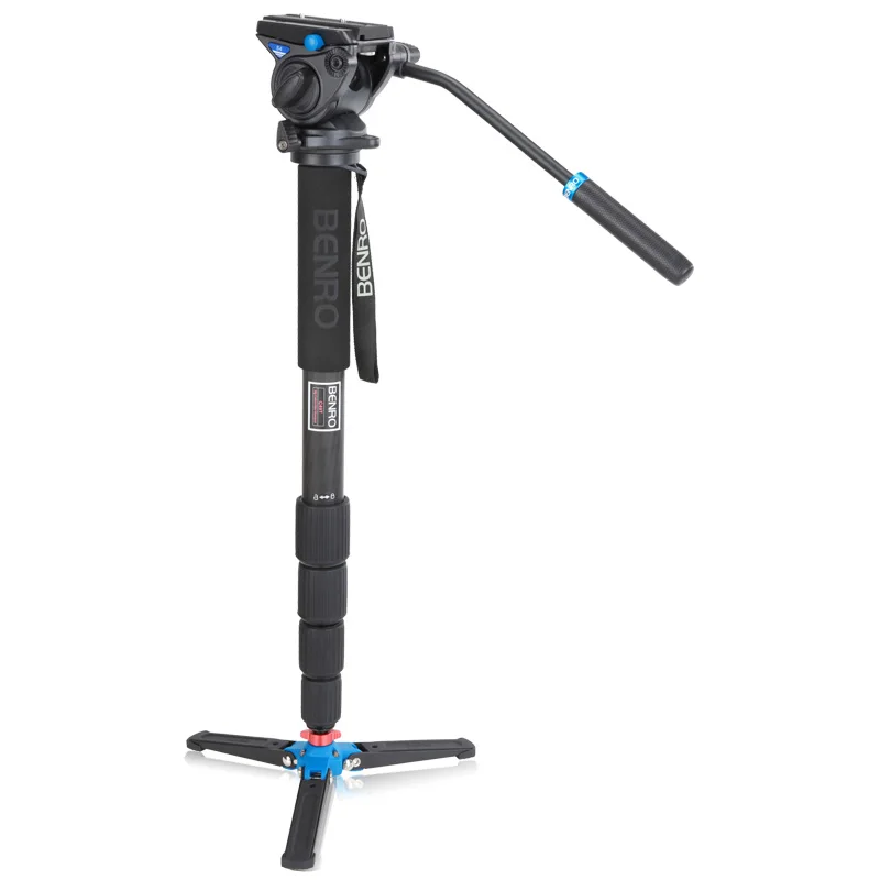 

DHL pro Benro C48TDS4 S4 head Carbon fiber Tripod Sports Tripod Set Special For Bird Watching Carbon fiber Monopod Wholesale