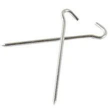 10Pcs/SET Tent pegs Aluminum Alloy Tent nail Tent Stake Nails Ground Pin Camping Hiking Outdoor Tool inflatable tent Accessories