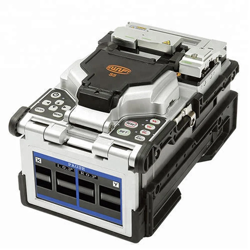 

English menu Korea Ilsintech Swift S5 Fiber Fusion Splicer Automatic Focus S5 Optical Fiber FTTH Fusion Splicer Welding Machine