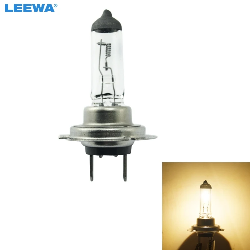 

LEEWA 1PC Warm White Auto H7 DC24V 70W/100W Halogen Bulb Truck Bus Headlight Foglight Driving Lamp 3000K #CA4333