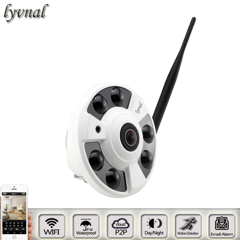 bilder für Fisheye drahtlose Ip-kamera WiFi Volle Anzeigen Weitwinkel 180 Grad 720 P/960/1080 P SONYIMX323 IP kamera P2P Onvif überwachungskamera bilder für Fisheye drahtlose Ip-kamera WiFi Volle Anzeigen Weitwinkel 180 Grad 720 P/960/1080 P SONYIMX323 IP kamera P2P Onvif überwachungskamera