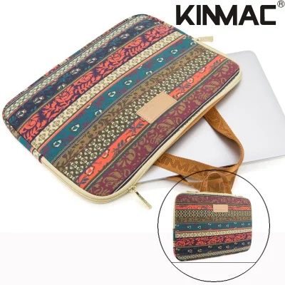 Новейший бренд Kinmac сумка для ноутбука 1", 13,3", 15,6 дюймов, чехол для MacBook Air Pro 13,", сумка для ноутбука Прямая поставка - Цвет: Red Bohemia