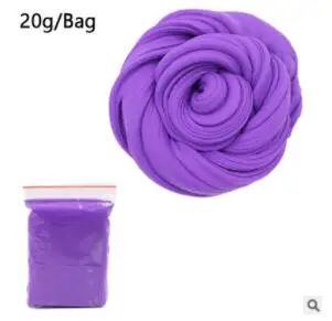 dark purple 16 цветов 3D пушистая пена глина слизь DIY мягкий хлопок эластичный мяч Комплект ароматизированный снятие стресса хлопок пластилин Дети игрушки - Цвет: dark purple