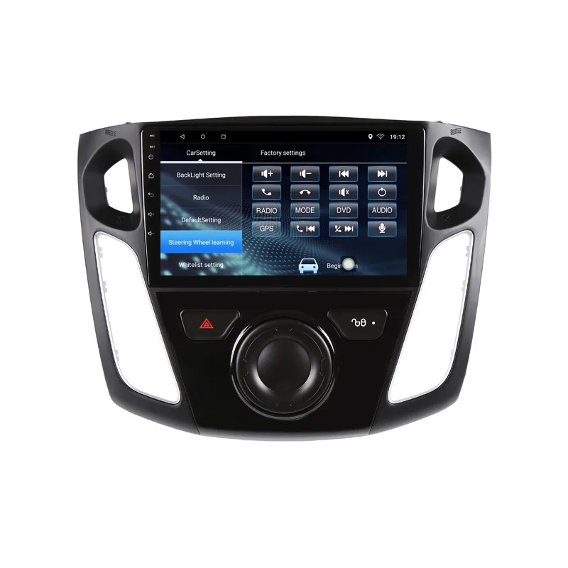 Perfect 9" 2+32G 2.5D IPS Android 8.1 Car DVD Multimedia Player GPS For Ford Focus 2 3 2012 2013 2014 2015 car radio stereo navigation 4