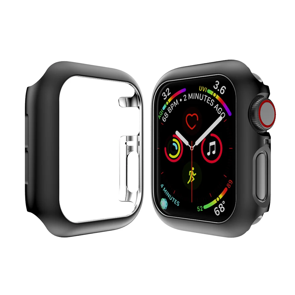 

Electroplating Watch Protect Case PC frame Case Cover For Apple Watch Series 5 4 iWatch 40/44mm Watch Accessories