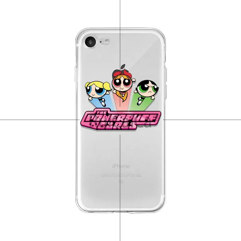 Ruicaica милый Powerpuff девушки Прозрачный мягкий ТПУ чехол для телефона Apple iPhone 8 7 6 6 S Plus X XS MAX 5 5S SE XR сотовые телефоны