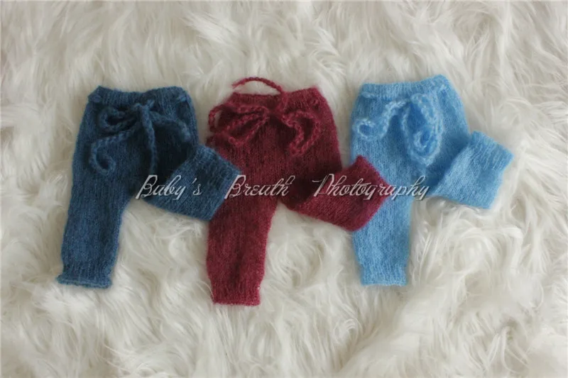 

Luxury Knitted Baby Mohair Pants Newborn Photography Props