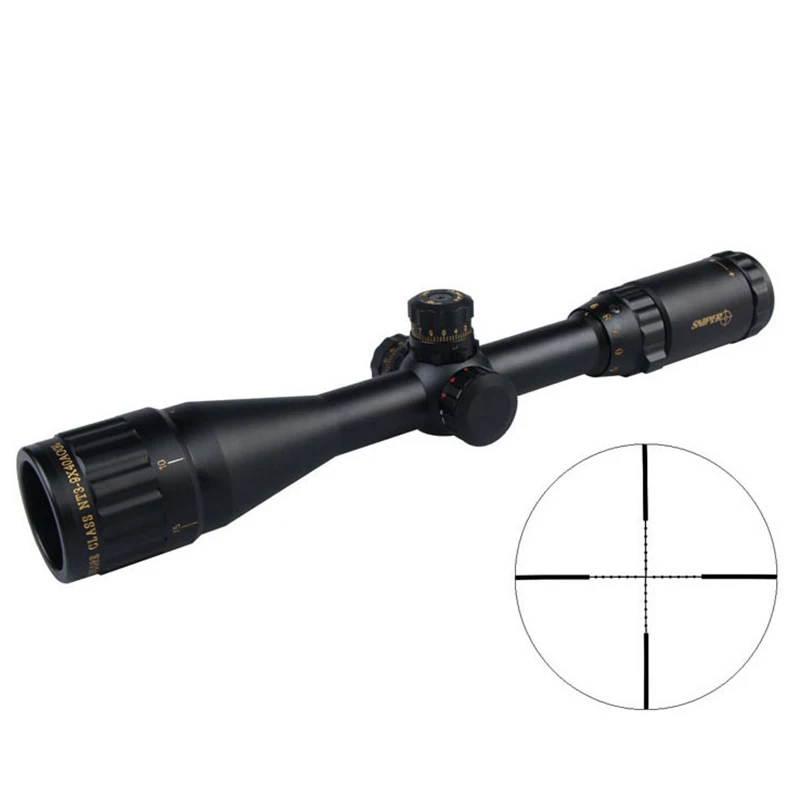 

Hot Sale Tactical 3-9x40 Rifle Scope Come With Black Flip-open Lens Caps For Hunting BWR-030G