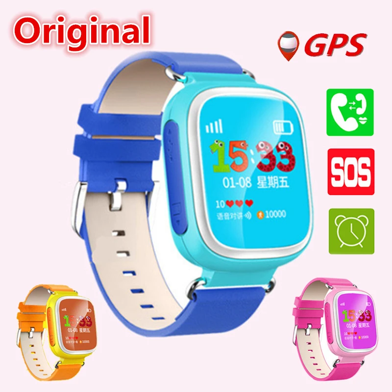 Q80 GPS Smart Watch Safe Children Wristwatch with SOS Call Location Detective GPS Tracker Baby Smart Watch 