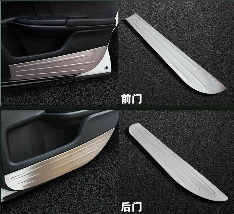 Door anti kick decorative plate Stainless steel door anti kick pad 2016