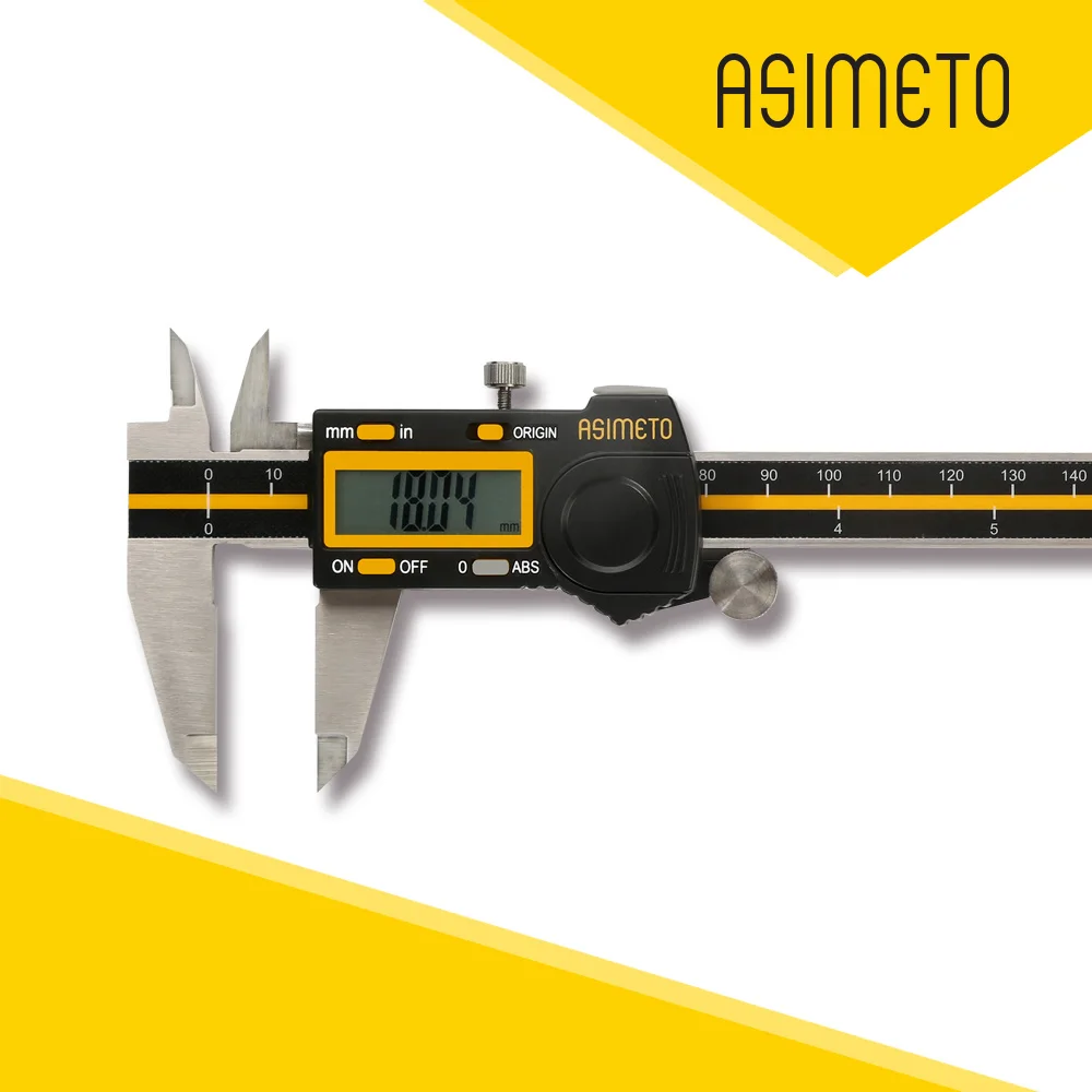 ASIMETO диапазон измерения 0-300 мм/0,01 0-12 дюймов/. 0005 307-62-3 абсолютные цифровые суппорты Быстрая