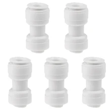 5 шт. трубки шаровой клапан быстрого подключения установки 1/4-Inch 3/8 дюймов пуш-ап в разъем клапан старт воды при помощи обратного осмоса Системы