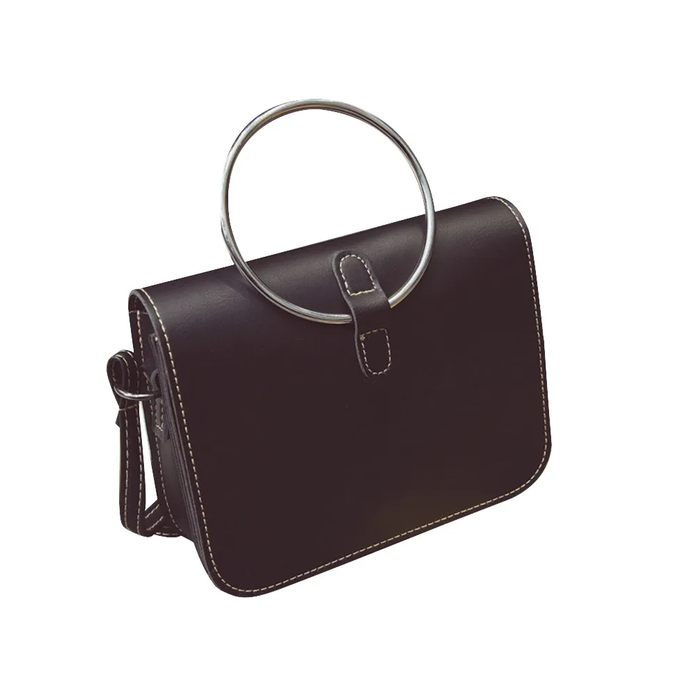 

Fashion ladies leather Handbags PU Shoulder Bag bracelet crossbody handbag Small Flap Crossbody Bag H30419