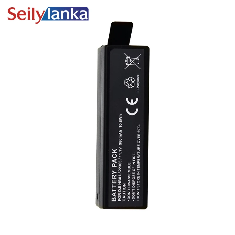 PATONA DJI HB01 Batterie 980mAh 11.1V Li-ION Compatible avec DJI Osmo Handheld 4k Camera Zenmuse X3 X5 X5R HB-01 Batterie de Rechange pour Les modèles HB01-522365 HB 01