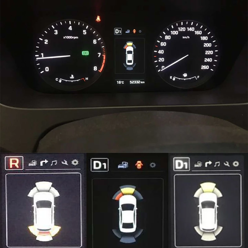 

The embedded probe in the front of radar electronic eye front - mounted radar is refitted for Hyundai Tucson 2015 TL 95720D3000